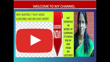 Word insert menu |ratan agarwal it informer