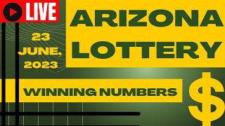 Arizona Night Lottery Drawing Results - June 23, 2023 - Pick 3 - Fantasy 5 - The Pick - Powerball