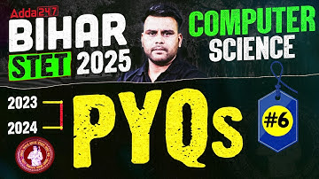 Bihar STET 2025 | Bihar STET Computer Teacher Eligibility | STET Computer Previous Year Questions #6