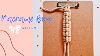 🎀The macrame bow pattern! A unique knot to incorporate into your wall hangings! #short #shorts