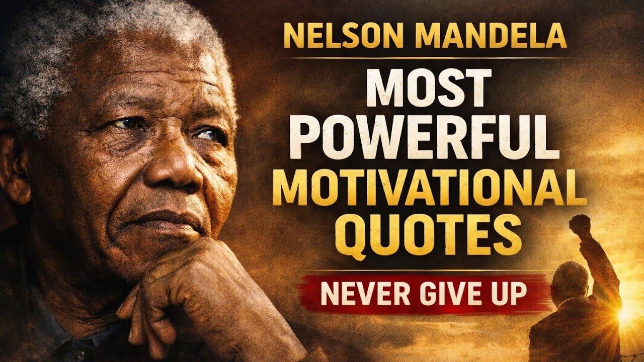 Nelson Mandela Most Powerful Motivational Quotes | Never Give Up