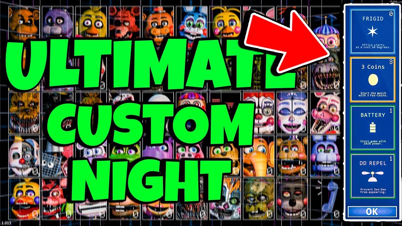 FNAF Ultimate Custom Night 🔥 Play online