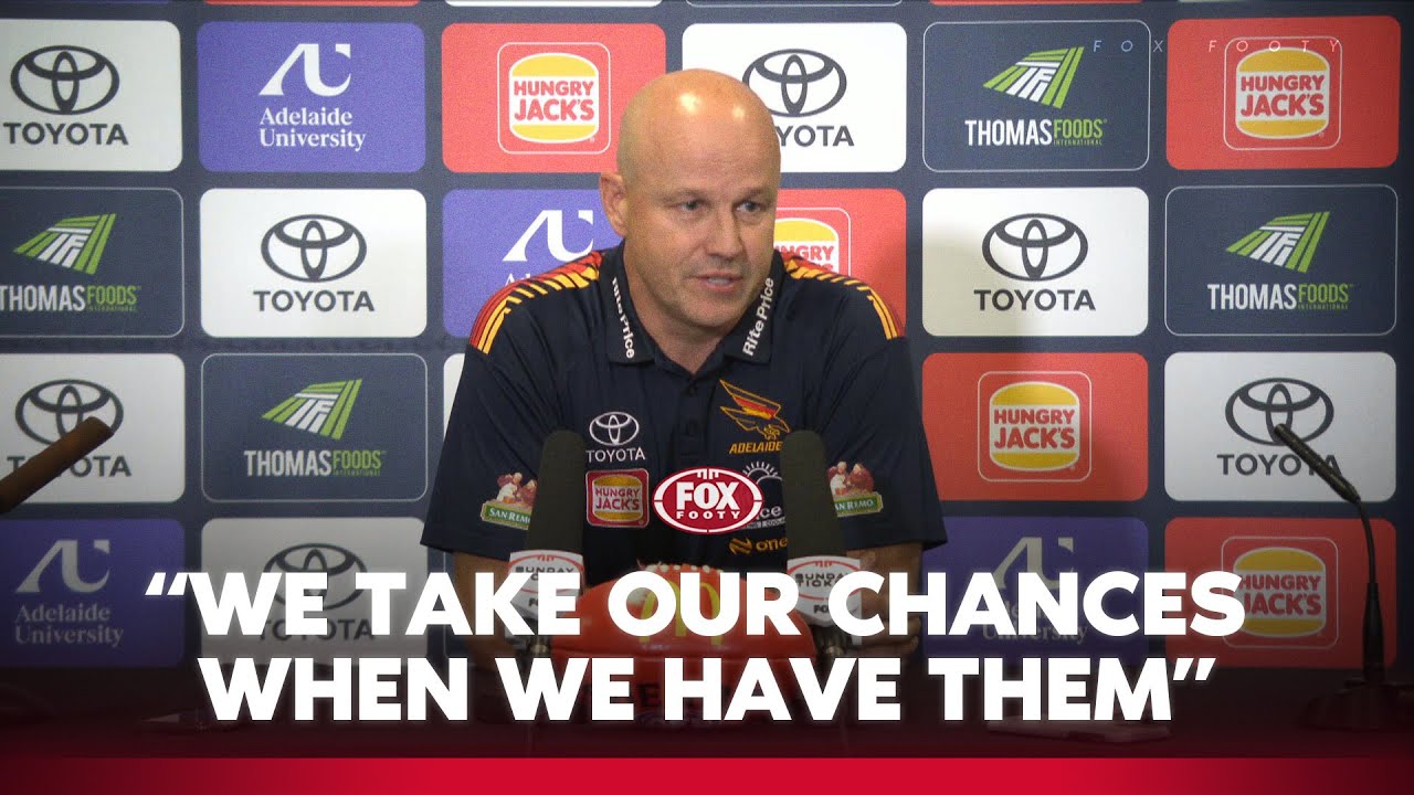 Crows not carried away with round one win | Adelaide Press Conference | Fox Footy