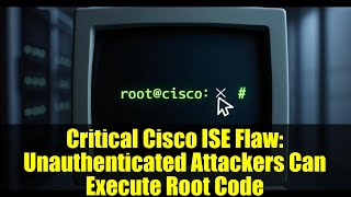 Critical Cisco ISE Flaw: Unauthenticated Attackers Can Execute Root Code
