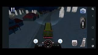 School Driving 3D Bus License - Outside Night Driving Level 8 (Exam) | Ford B-Series screenshot 2