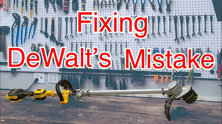 Fixing The DeWalt String Trimmer Problem That Makes It Unusable