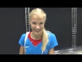 Darya Klishina blows a kiss