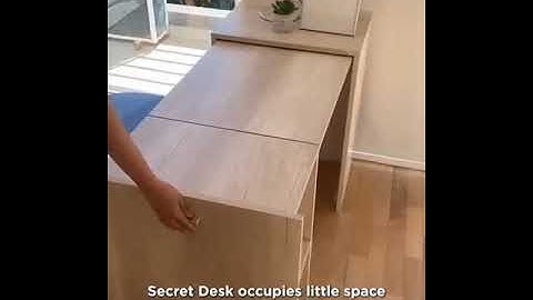 Smart furniture ideas secret desk #genius #furniture #spacesavingfurniture #secret #desk