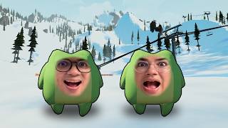 VIRAMOS SAPOS CONGELADOS NO MEIO DA NEVE!!!