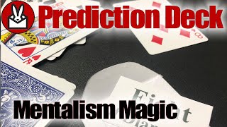 Prediction Deck Mentalism Card Trick