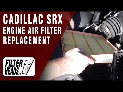 How to Replace Engine Air Filter 2013 Cadillac SRX V6 3.6L