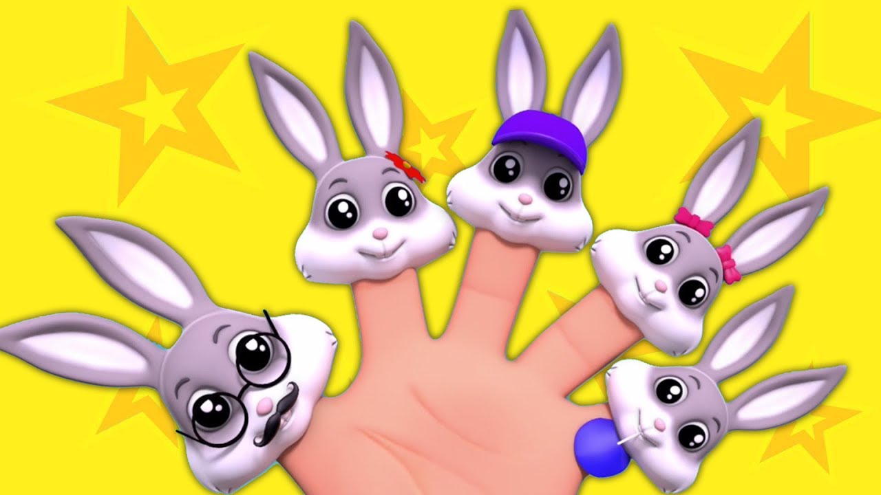 Rabbits Finger Family | Hindi Rhymes for Kids | Hindi Balgeet | बालगीत | Farmees Song | Kids Poems