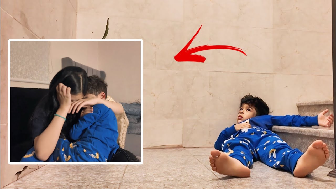 فيصل طاح بالدرج 😱! مقلب في رغد