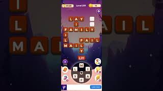 218-221 Level Word wise crossword game 2026 screenshot 1