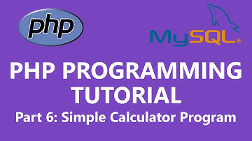 PHP Programming Tutorial Part 6 - How To Make Simple Calculator Program