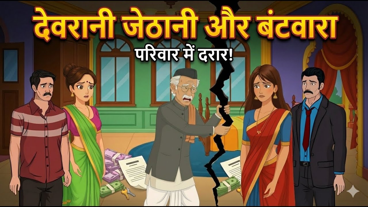 बंटवारा एक अनोखी कहानी | Moral Story | Hindi Kahaniya | Dream Stories | Hindi Cartoon Stories