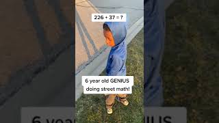 6 Year Old Genius Doing Street Math