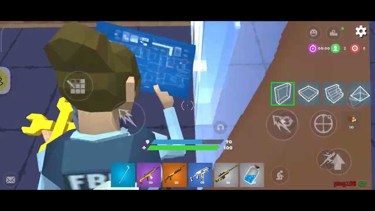 1v1 build fight in build now gg and m'y friend