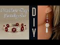 Mother&#39;s Day jewelry. DIY gift for mom. Beaded bracelet. Beaded earrings