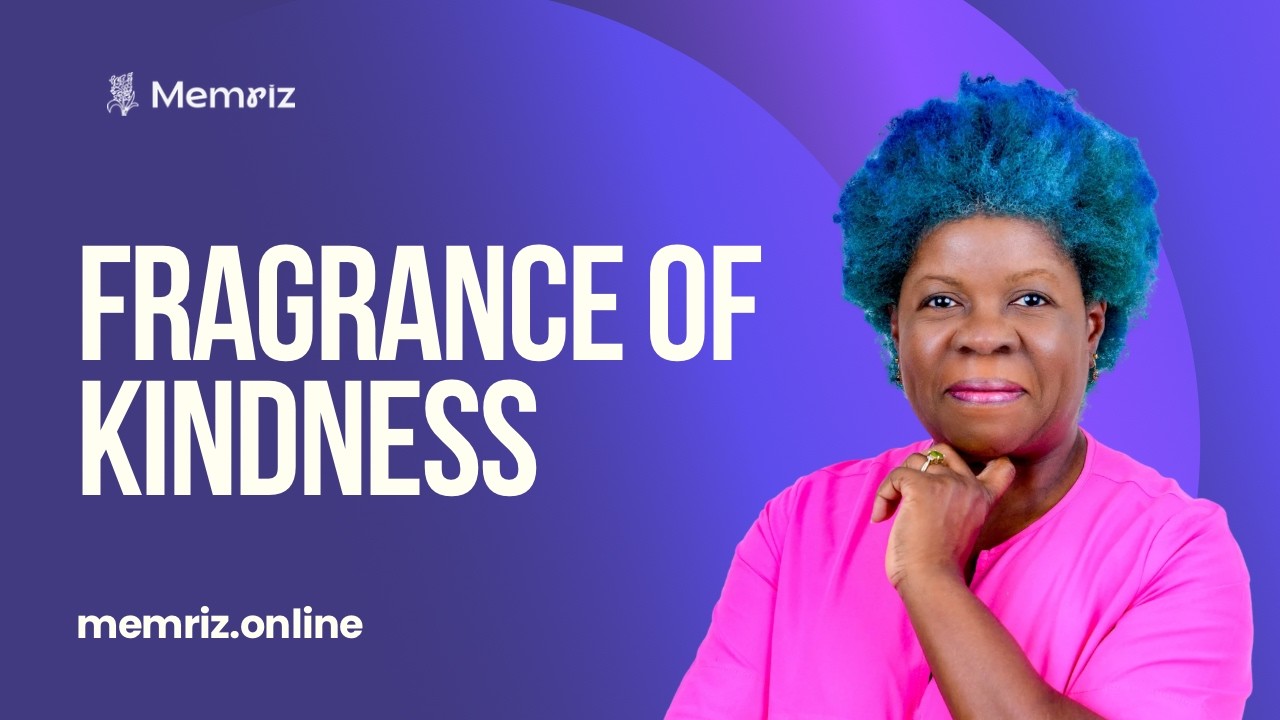 A graphic representation for the brand theme "Fragrance of Kindness".
