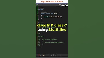 C# One Minute Tutorial - 006 - Expand Future Academy #shorts #programming #csharp #dotnet #coding