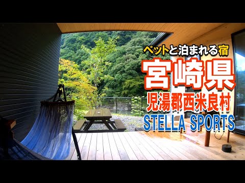 【ペットと泊まれる宿】宮崎県児湯郡西米良村　Stella Sport