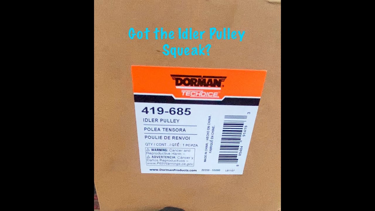 How to Replace a Dodge Cummins Idler Pulley YouTube
