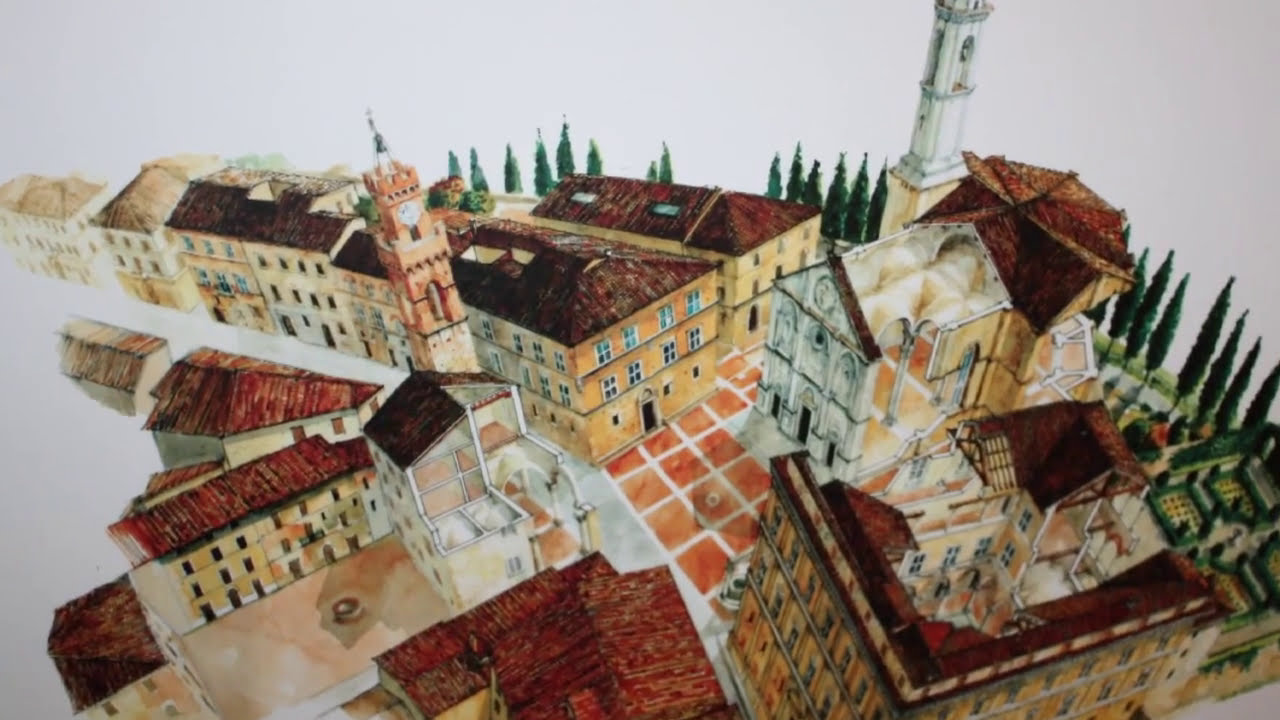 Pienza La Citt Ideale Del Rinascimento documentario tuscany 
