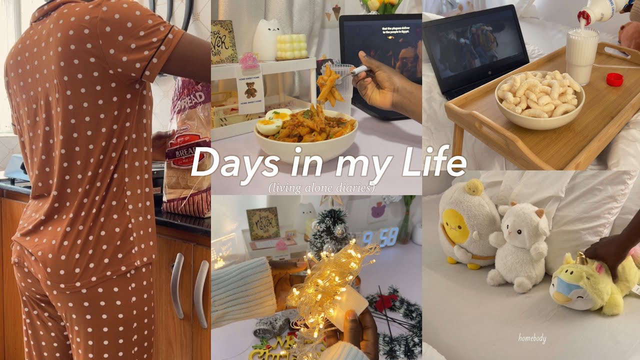 Days in my life | living alone diaries | prepping for christmas & the new year | life as a homebody