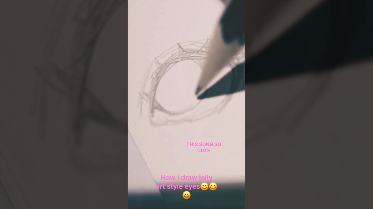 how i draw jellyart style eyess - YouTube
