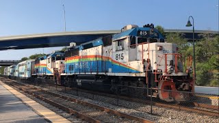 Afternoon Tri-Rail & Amtrak's Silver Meteor in Fort Lauderdale (5/14/2024)