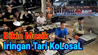 Bikin MUSIK iringan Tari Kolosal. Tari kreasi Kontemporer. #HendriQimpyong