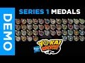 [4K] Hasbro Yo-Kai Watch  - All SERIES 1 Medals From Mystery Bags