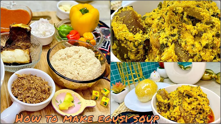 How To Make Delicious Egusi (Melon Seeds) Soup | Easy Recipe For The Most Tasty Egusi Soup Ever!💯