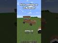 Building the First Functional Car in Minecraft