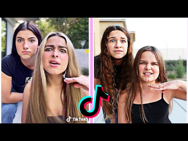 Recreating Charli D'amelio and Addison Rae's VIRAL TikToks!! **SISTERS ARGUE** | JKREW class=