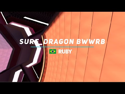 Surf_dragon BW WRB. Surfed by Ruby.