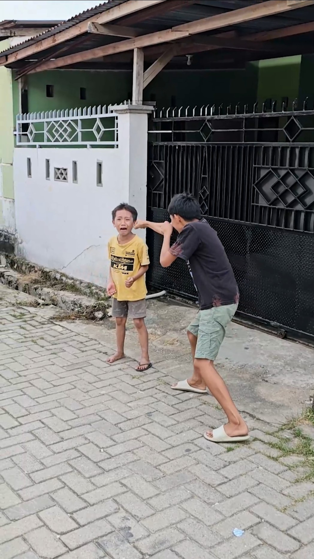 CRYING BECAUSE OF BROTHER ?