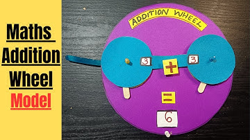 Maths Addition Wheel Working Model | Maths Addition machine Model | Maths TLM | Maths working model