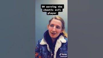 DM vs Chaotic Evil player