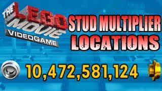 maler Cyberplads excitation The Lego Movie Videogame - RED BRICK Stud Multiplier Locations  (2x,4x,6x,8x,10x) - YouTube