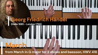 Händel - March in G major HWV 418 (with cello)