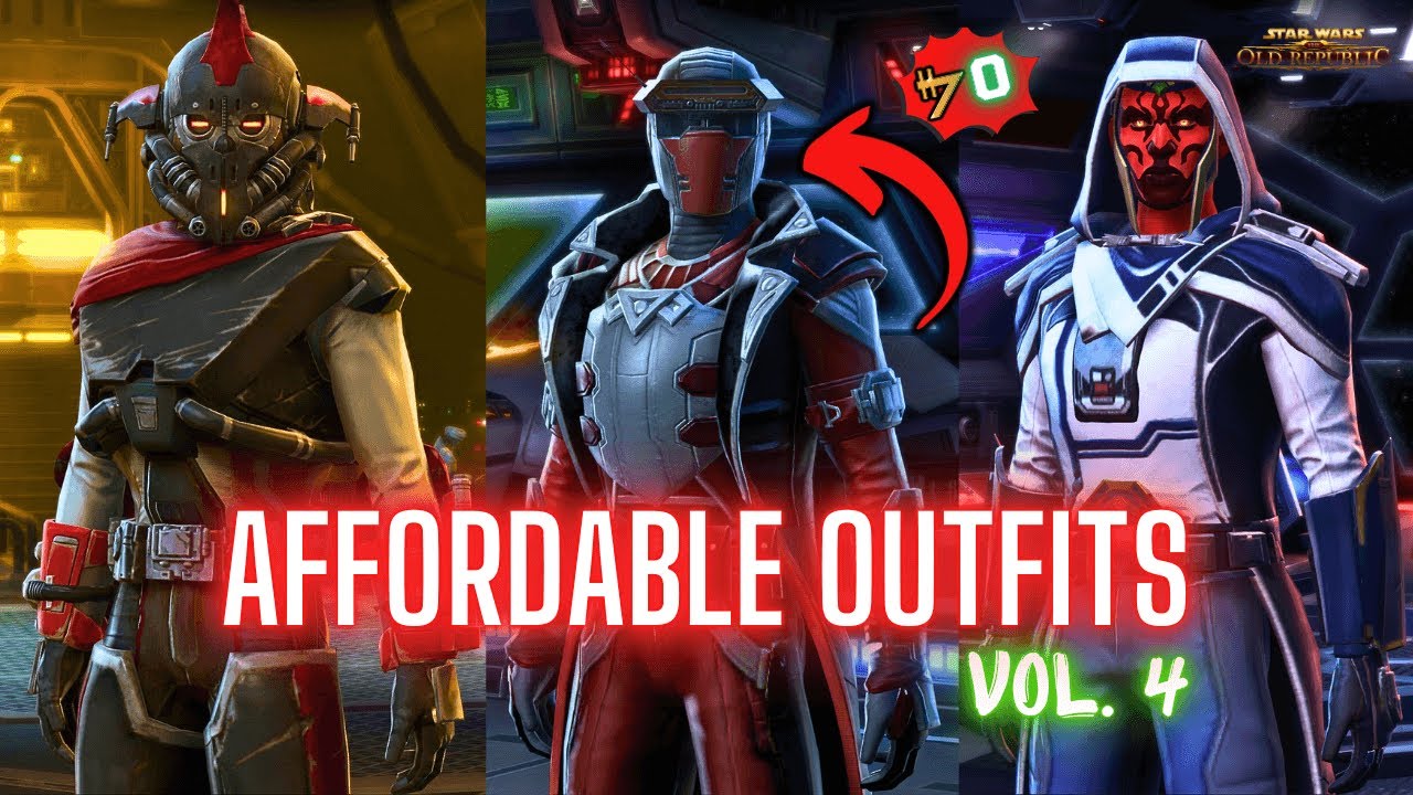 SWTOR Affordable Outfit Showcase Vol. 4 | 25 Inexpensive Star Wars Looks!