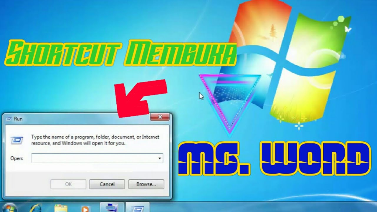 Mengetik Cepat | Cara-Cara Membuka Ms. Word dan Ms. Excel ...