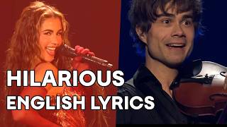 🔥📈 Eurovision 2026 - Hilarious English Lyrics Compilation (National Finals)