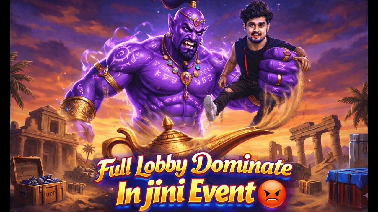 FULL LOBBY DOMINATE IN JINI EVENT😍| BGMI LIVE | #bgmi #shorts  #pubgmobile #handcam