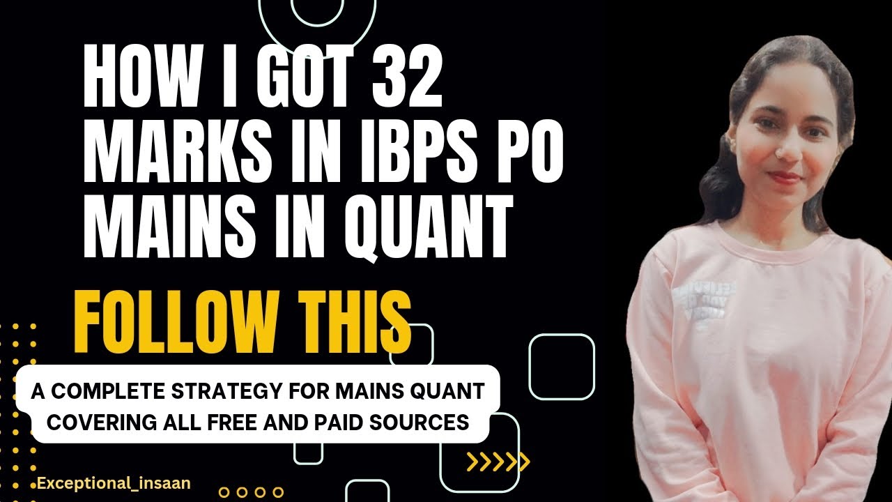 How to prepare for Mains QUANT || Follow this strategy || Bank exams ...