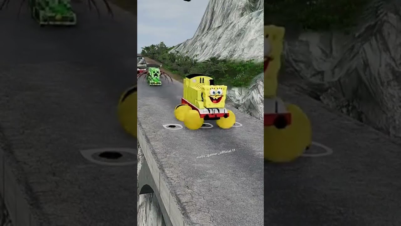 Ridiculous Cars Against Triple Skibidi Toilet Head Bollard Shortvideo Beamngdrive Automobile Truck