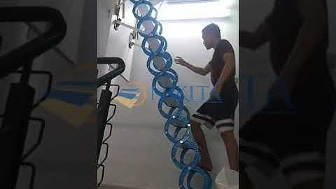 Thang gác ốp trần   Thang gác mái