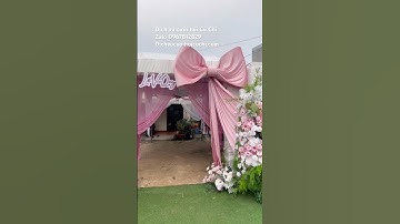 Mẫu tiệc cưới tone hồng cho đám cưới ở Củ Chi! #decoration #wedding #wedding #event #party #flowers